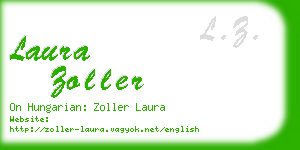 laura zoller business card